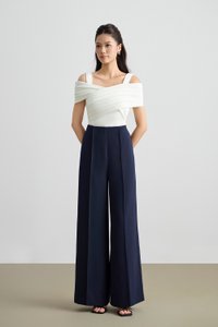 Julinne Padded Ruched Top in Iconic White