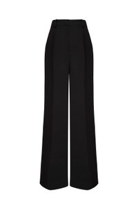 Lara Straight Tailored Pants in Classic Black
