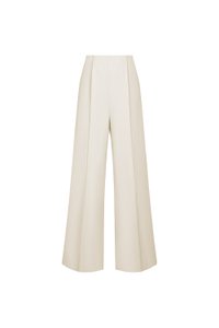 Millie Pintuck Wide Leg Pants in Seashell