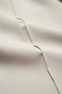Millie Pintuck Wide Leg Pants in Seashell