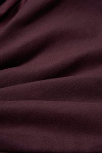 Nyx Asymmetrical Shoulder Pencil Dress in Burgundy