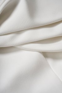 Regina Padded Twist Strappy Peplum Top in Iconic White