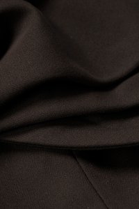 Regina Padded Twist Strappy Peplum Top in Rich Espresso