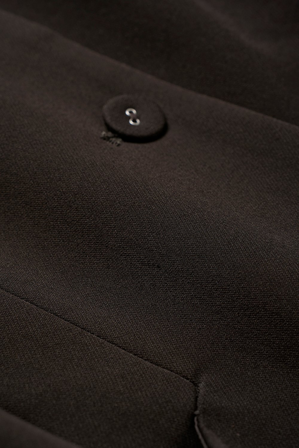 Cadena Tailored Peplum Top in Rich Espresso