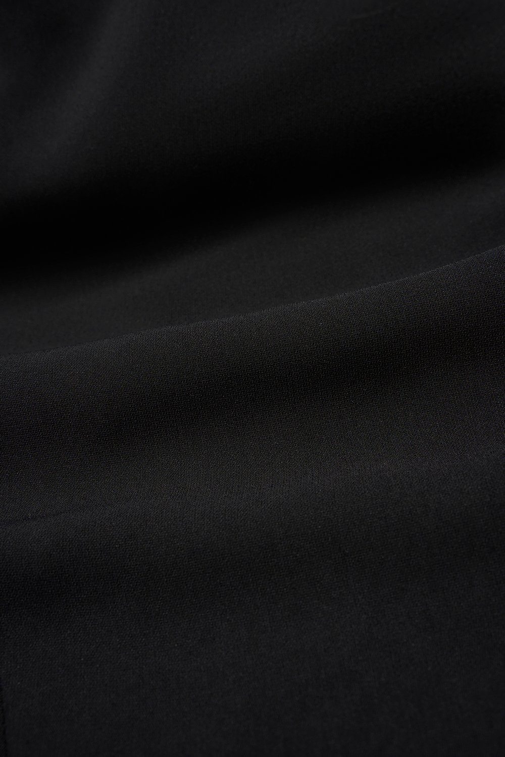Iona Asymmetrical Shoulder Dress in Classic Black