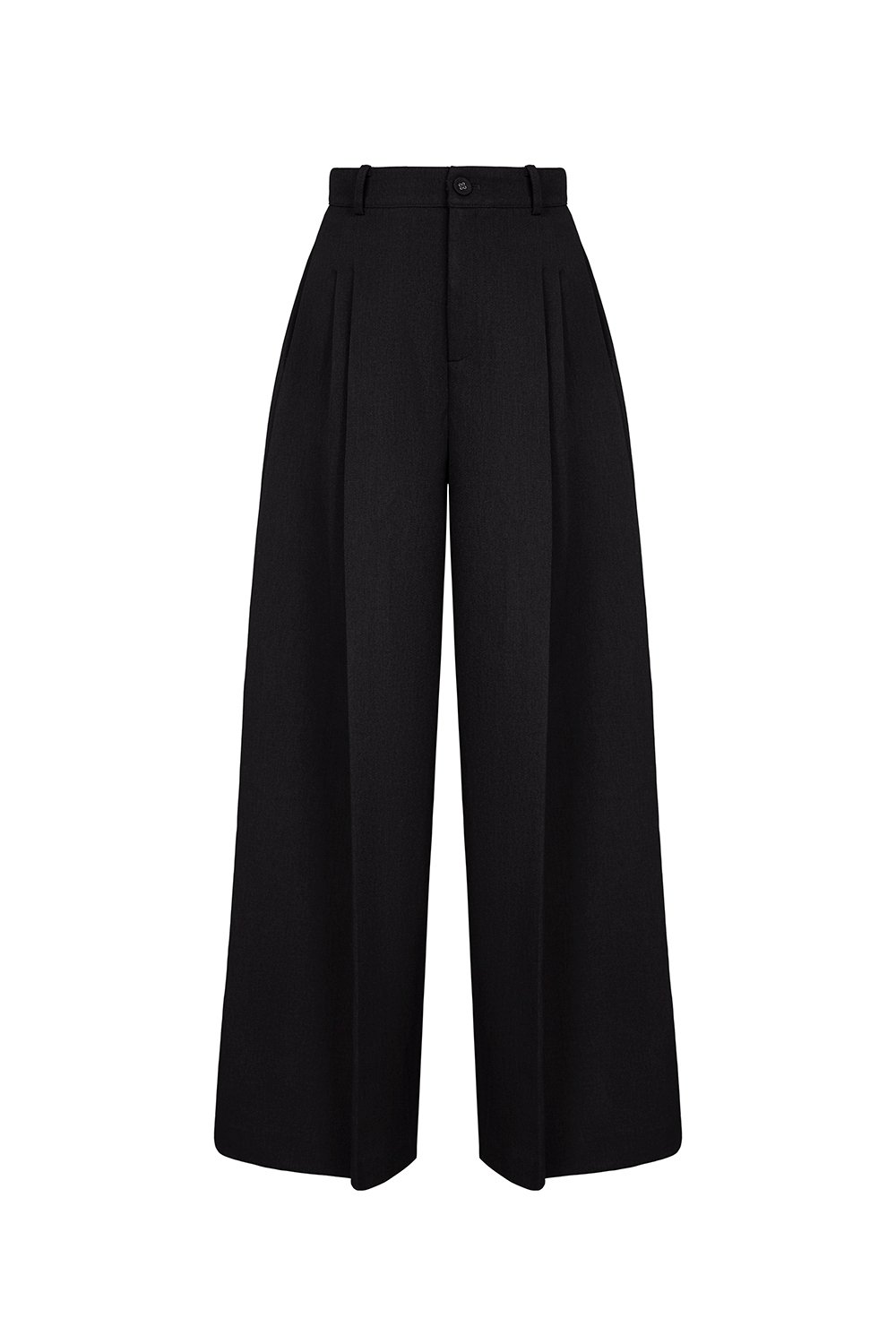 Winona Wide Leg Tailored Pants in Classic Black