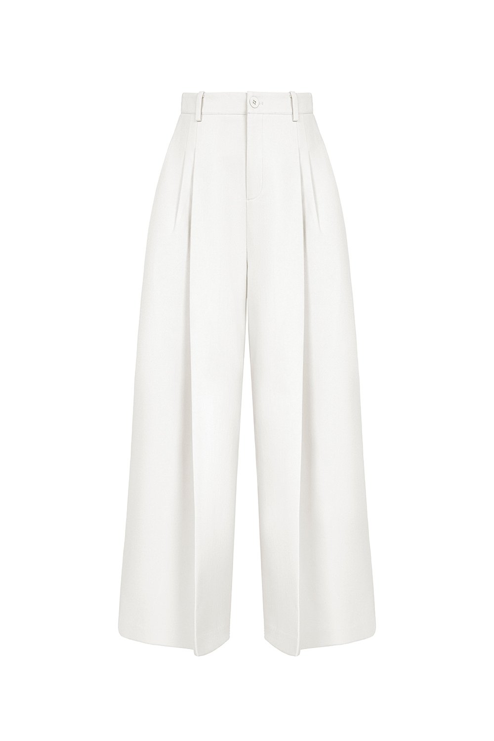 Winona Wide Leg Tailored Pants in Iconic White