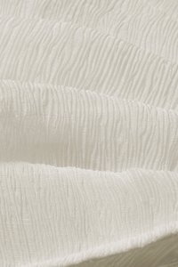 Aria Asymmetrical Pleated Top with Padded Tube in Iconic White