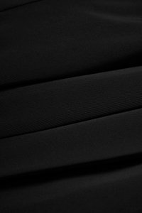 Deonna Wide Leg Pants With Pleats in Classic Black