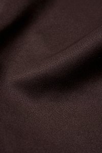 Eula Padded Asymmetrical Shoulder Crop Top in Plum Brown