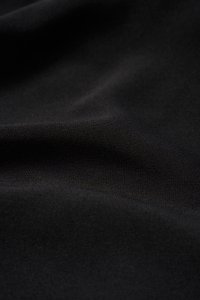Isa Asymmetrical Shoulder Drape Top in Classic Black