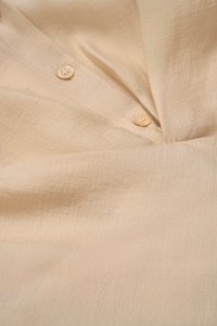 Philippa Front Wrap Shirt with Inner Camisole in Champagne