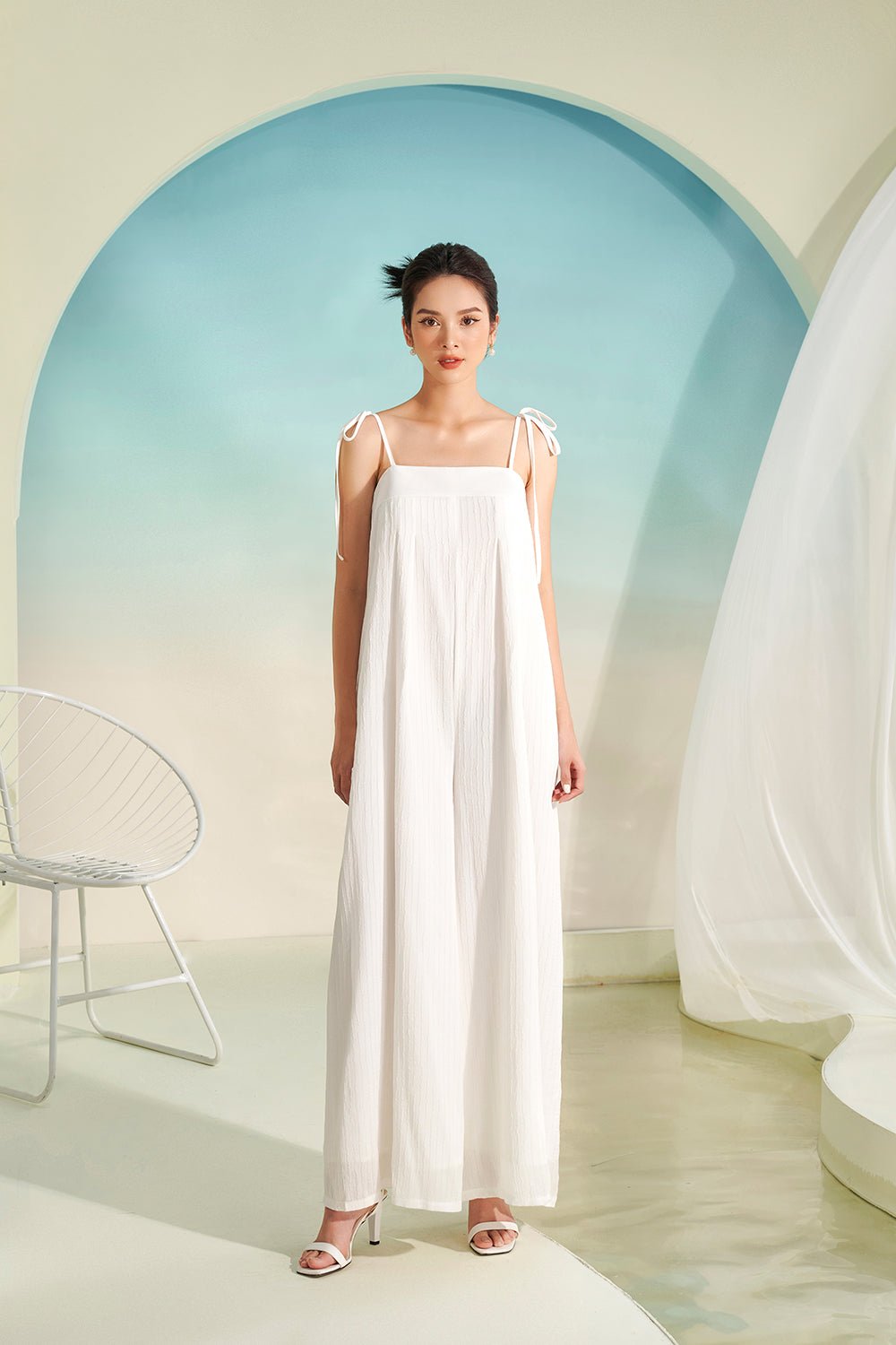 Avalon 2-Way Jumpsuit in Iconic White