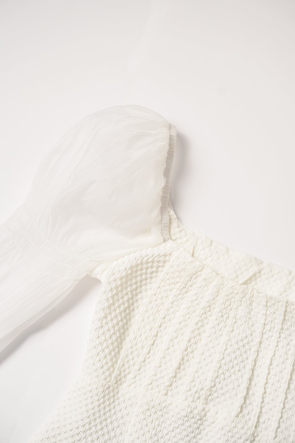 Minka Puffy Sleeved Blouson in Iconic White