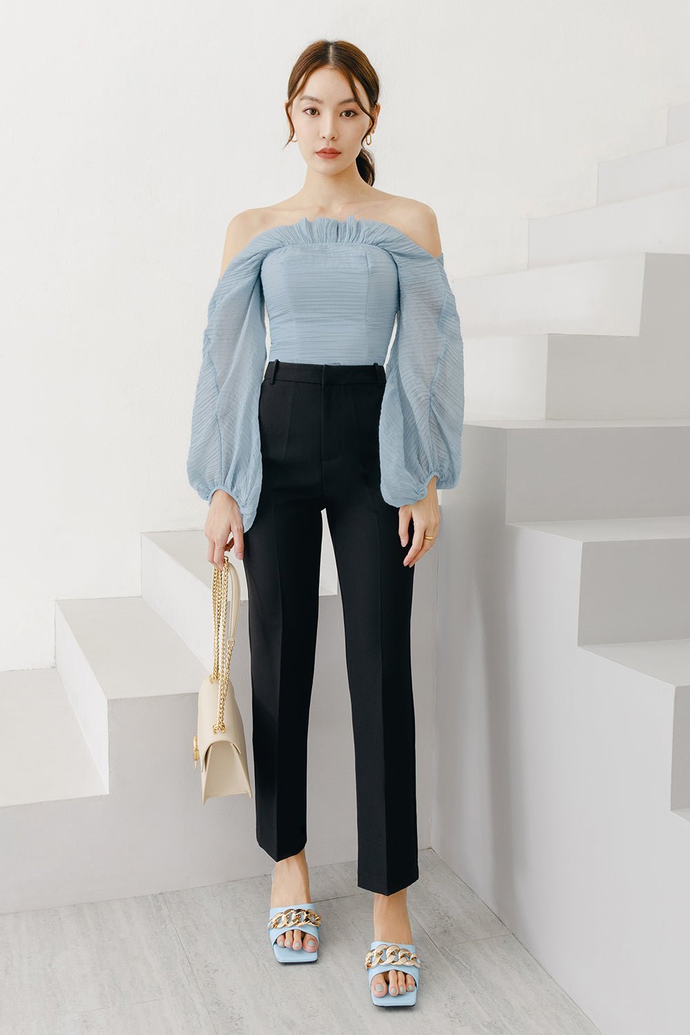 Hayden Slim Fit Pants in Classic Black