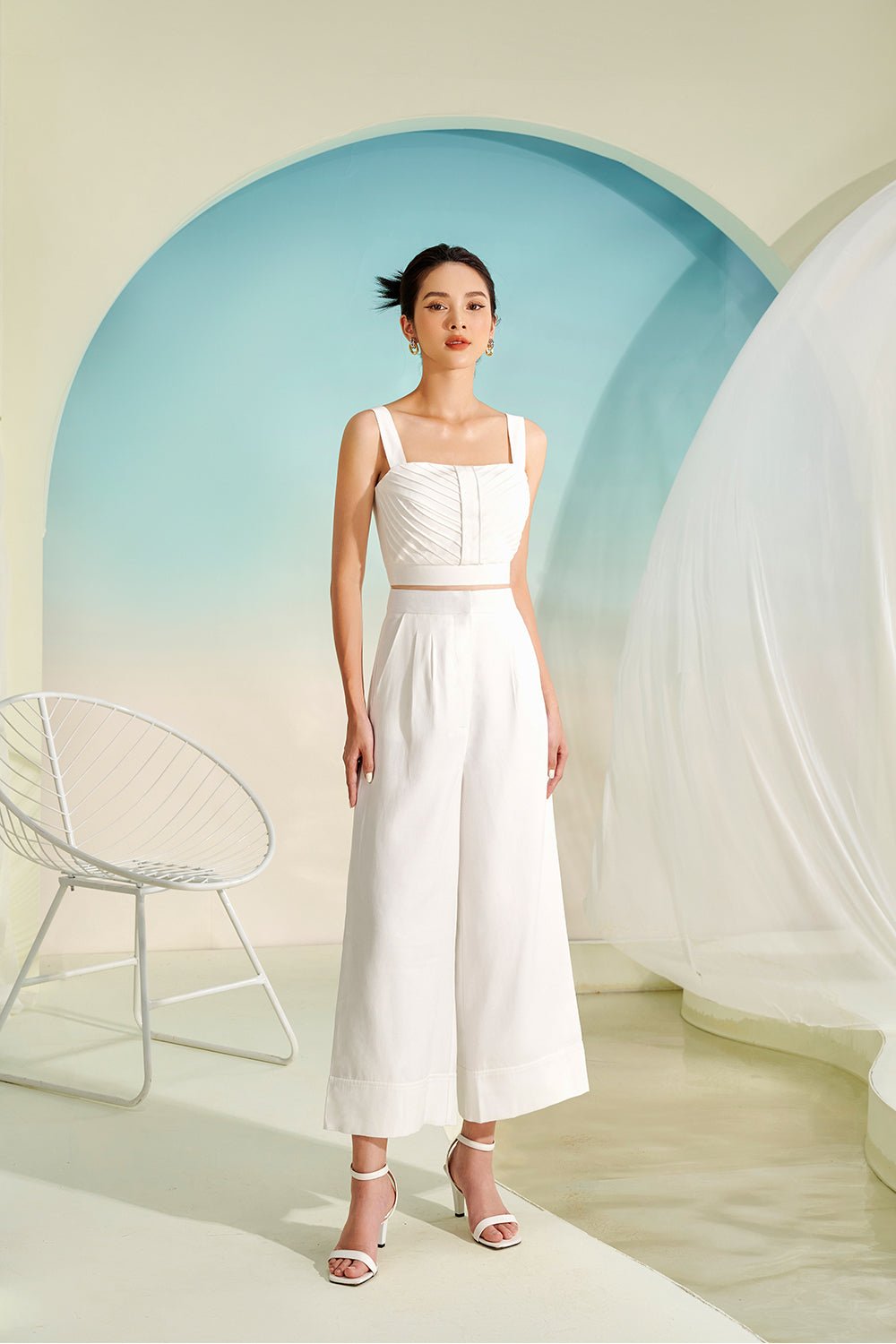 Everly Culotte Pant in Sand