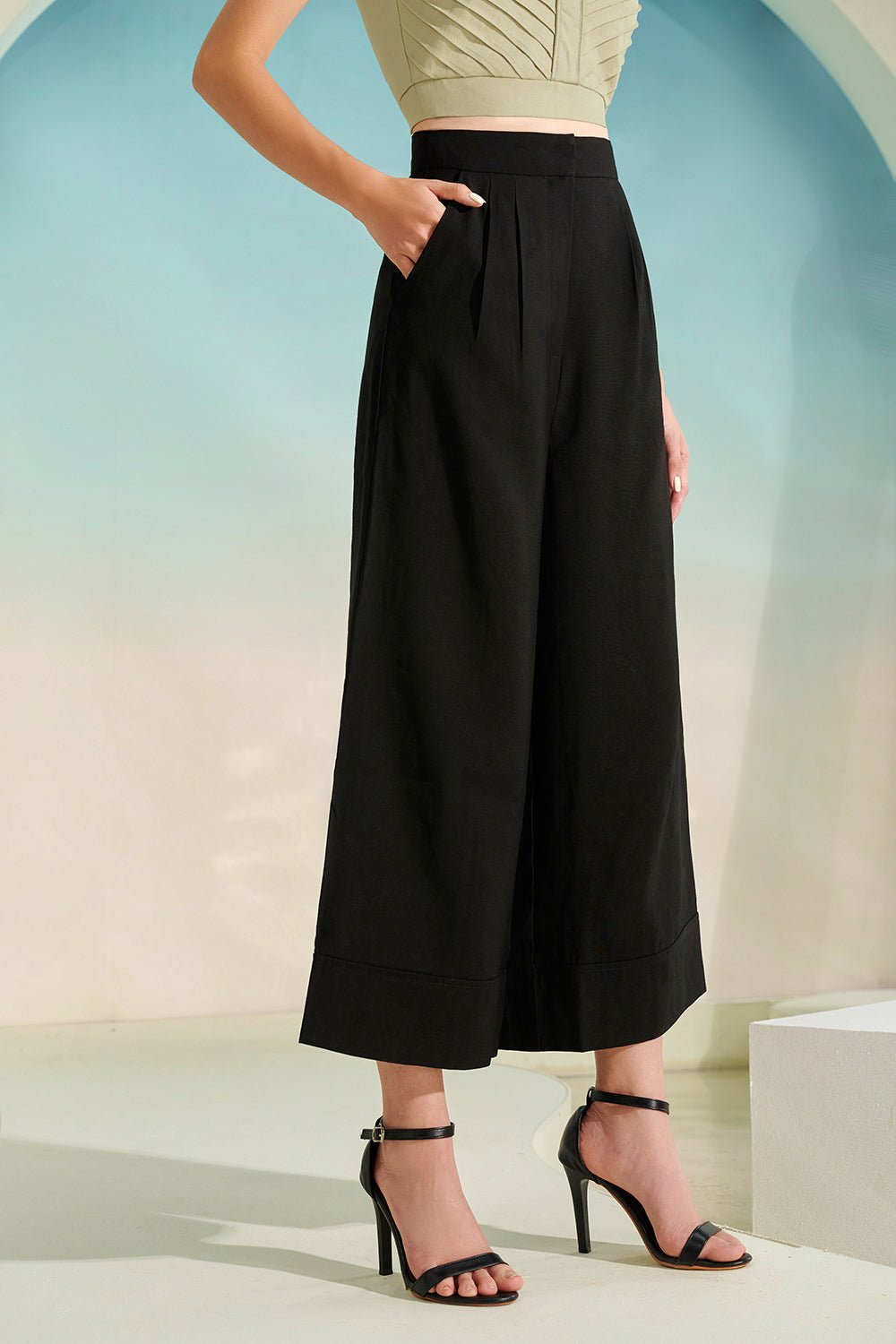 Everly Culotte Pant in Sand