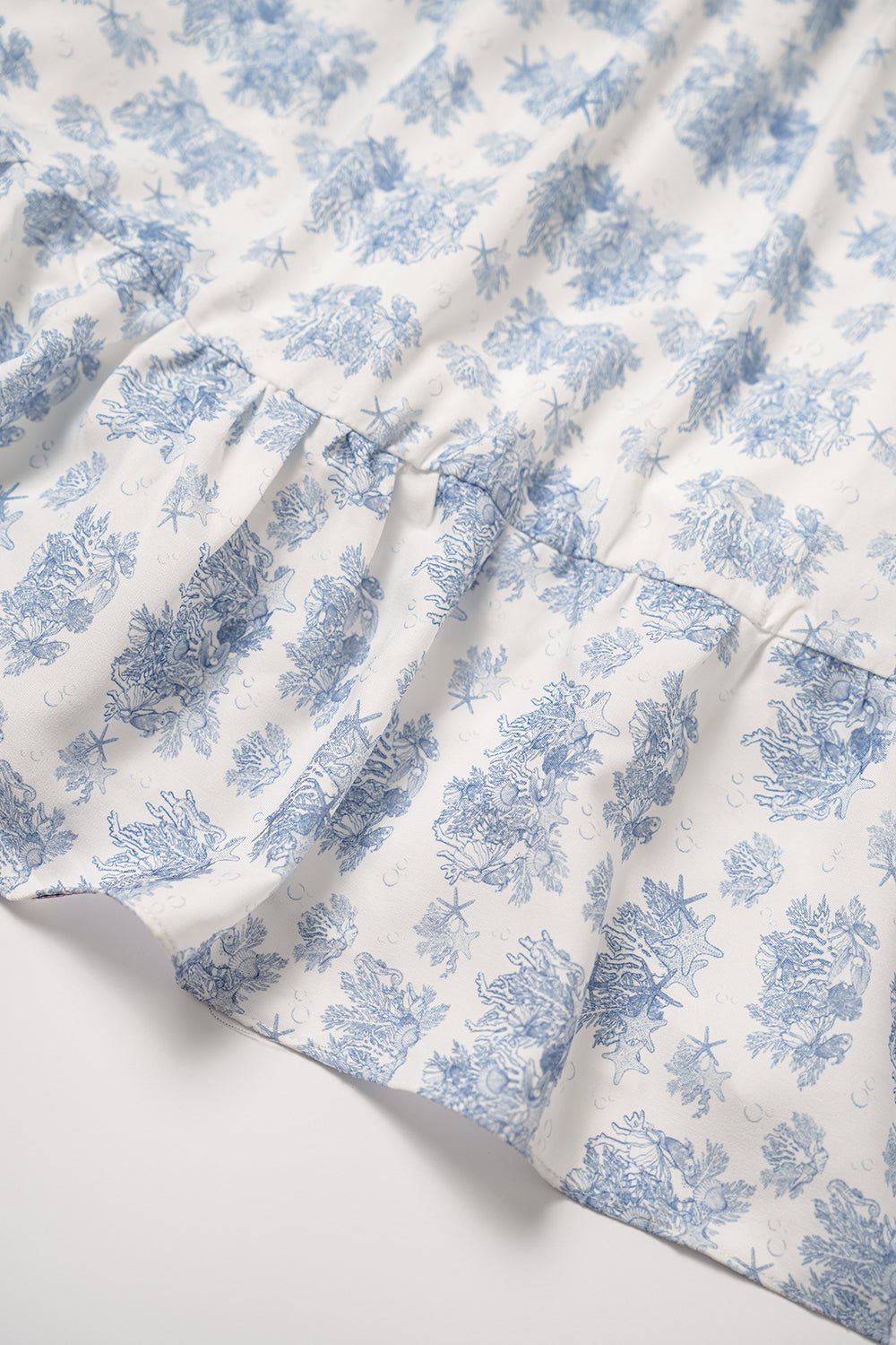 Scarlett Cut-Out Maxi Dress in Toile De Jouy Fabric - White/Dusty Rose