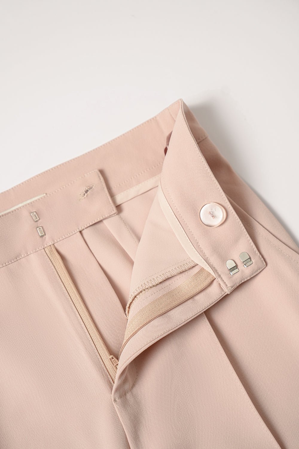 Millicent Straight Leg Pant in Light Nude Pink