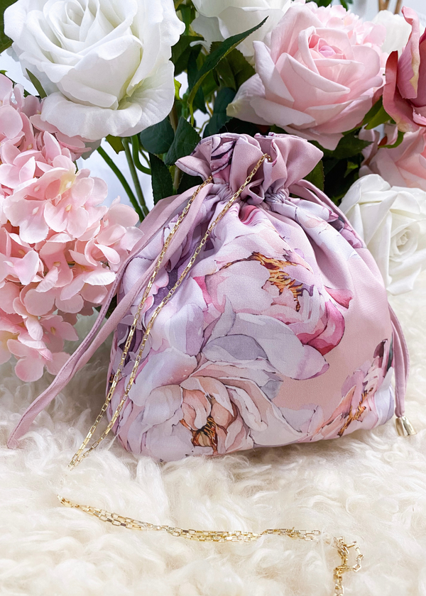 Peony Printed Sling Pouch